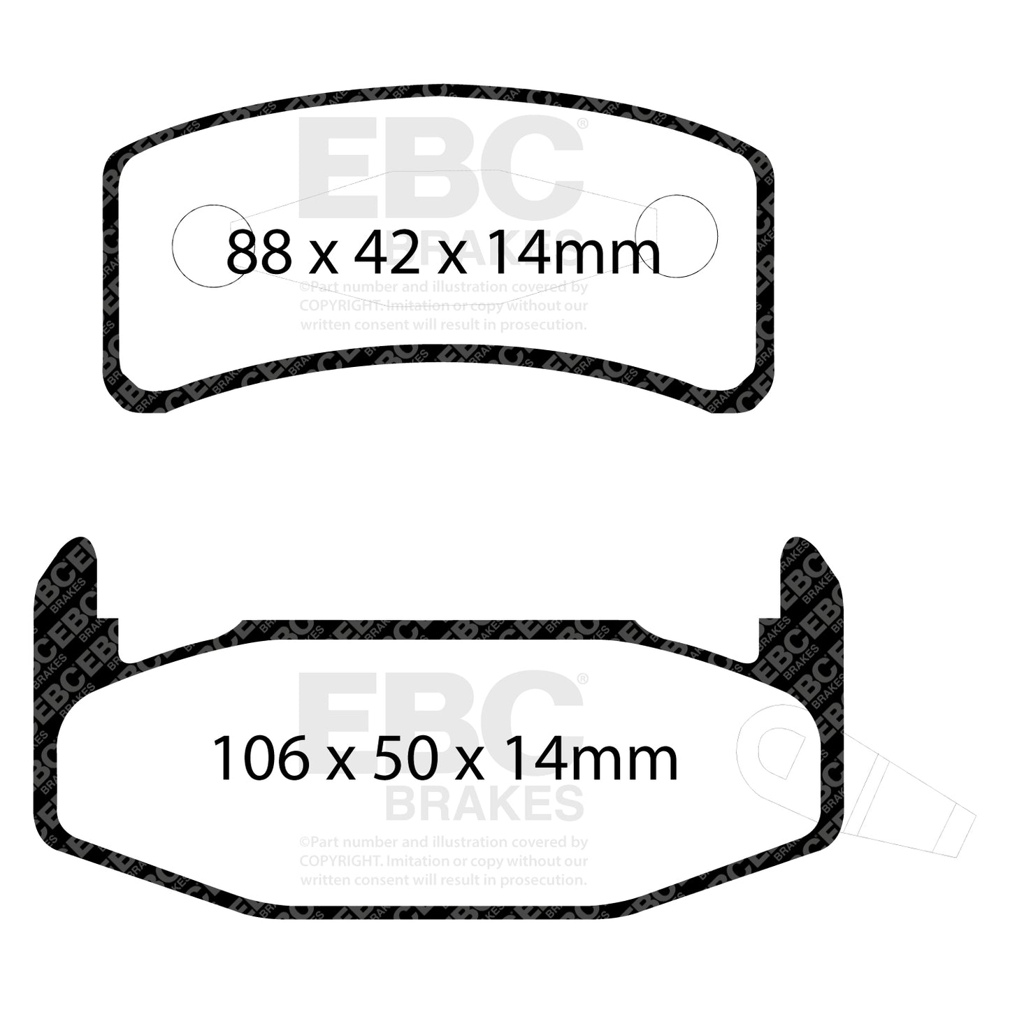 EBC Ultimax OE Replacement Brake Pad Set (DP978)