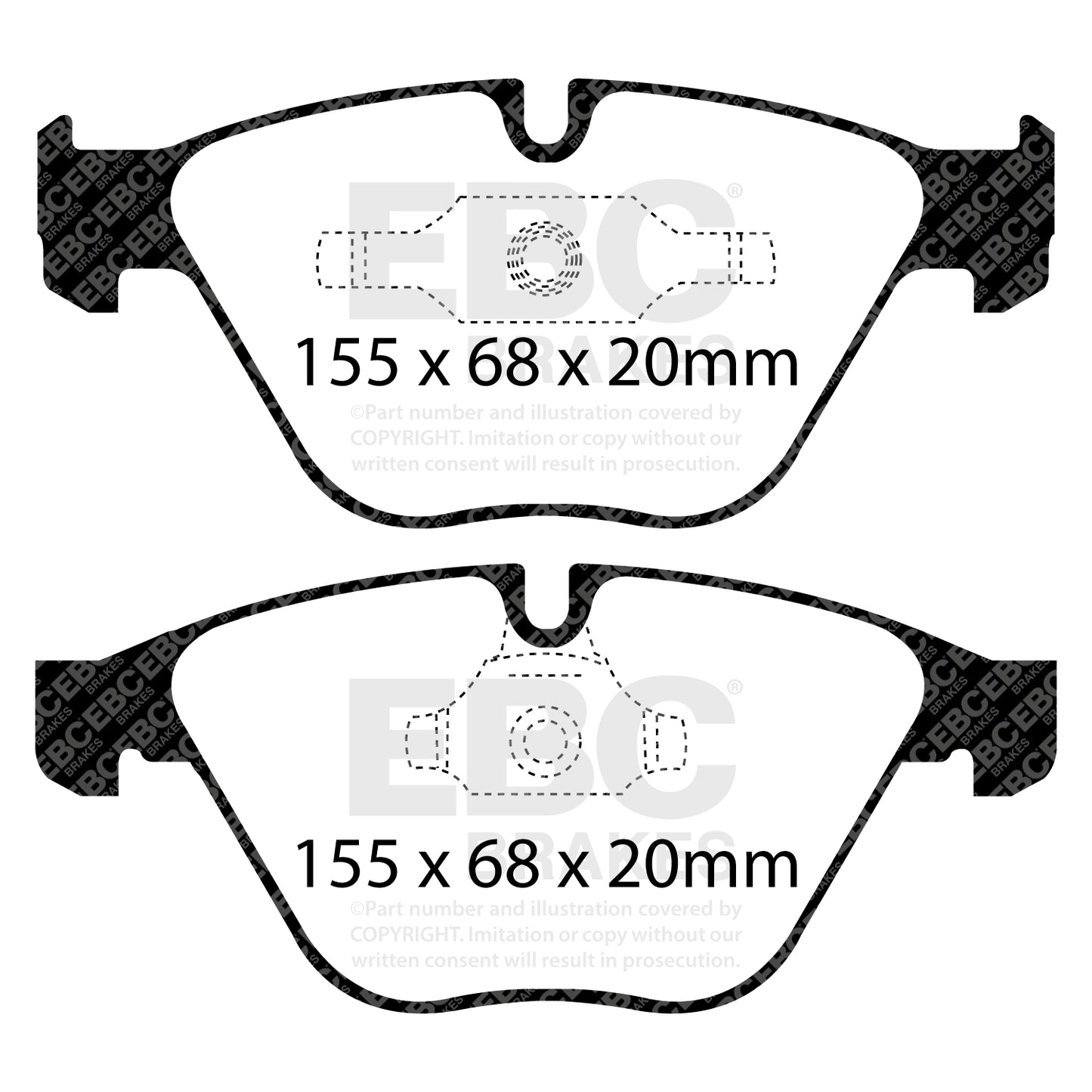 EBC Bluestuff NDX Trackday Brake Pad Set (DP52006NDX)