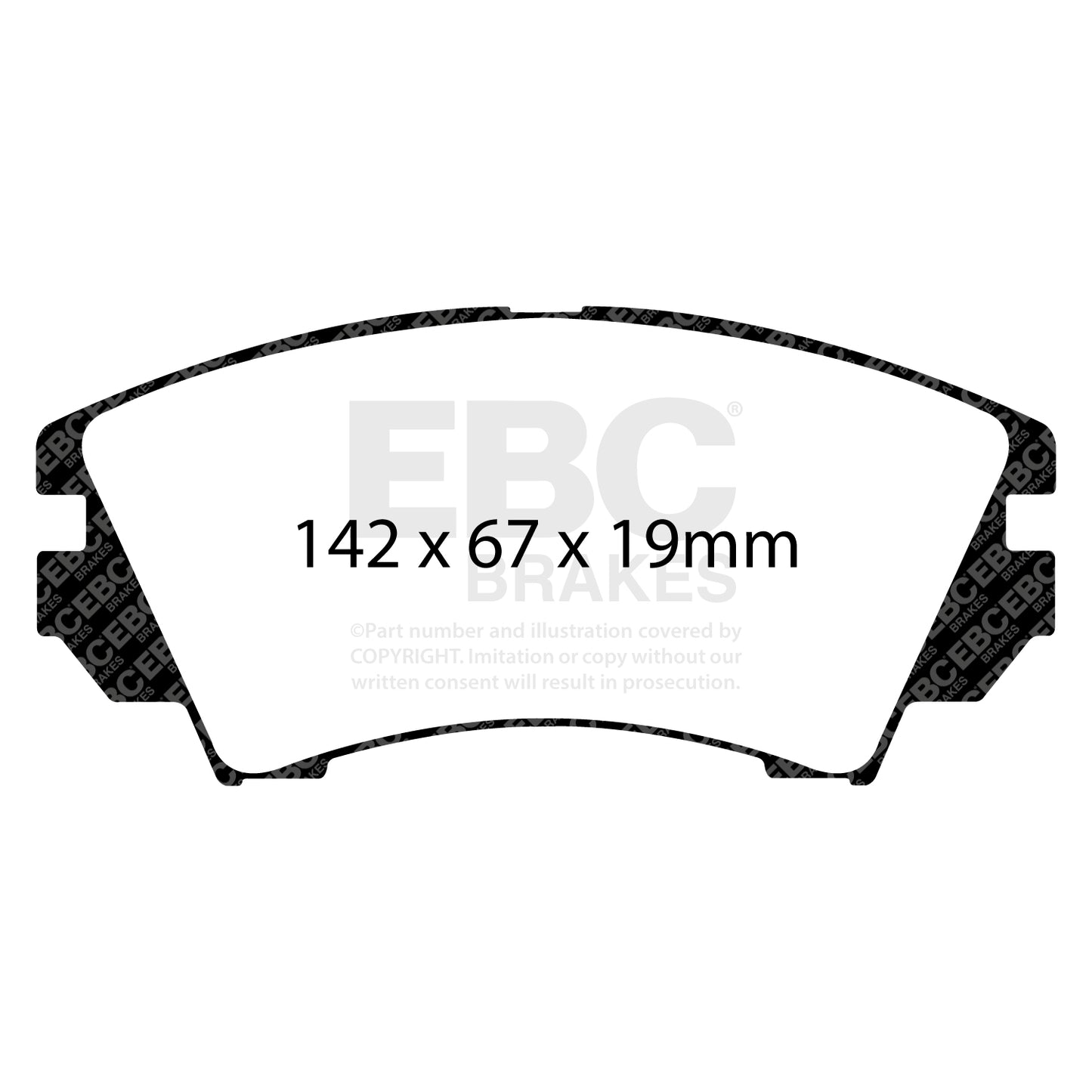 EBC Greenstuff 2000 Series Sport Brake Pad Set (DP22014)