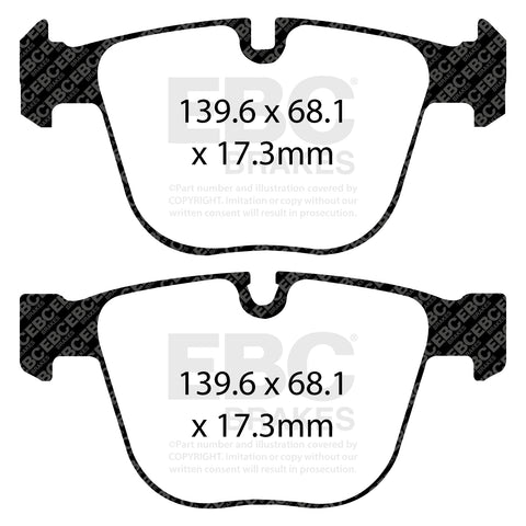 EBC Greenstuff 2000 Series Sport Brake Pad Set (DP22020)