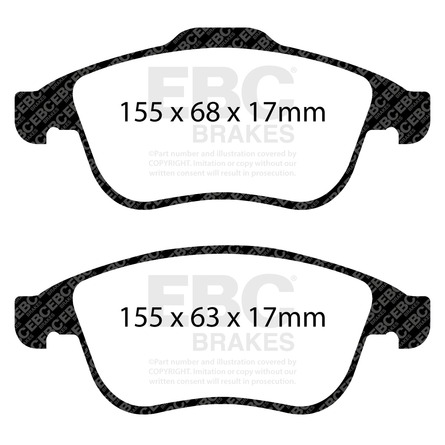 EBC Ultimax OE Replacement Brake Pad Set (DPX2024)