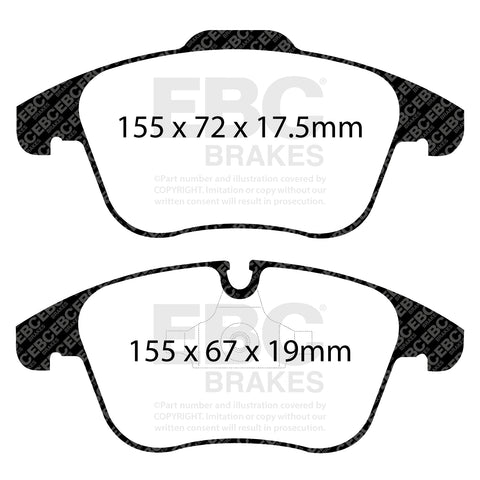 EBC Ultimax OE Replacement Brake Pad Set (DPX2040)