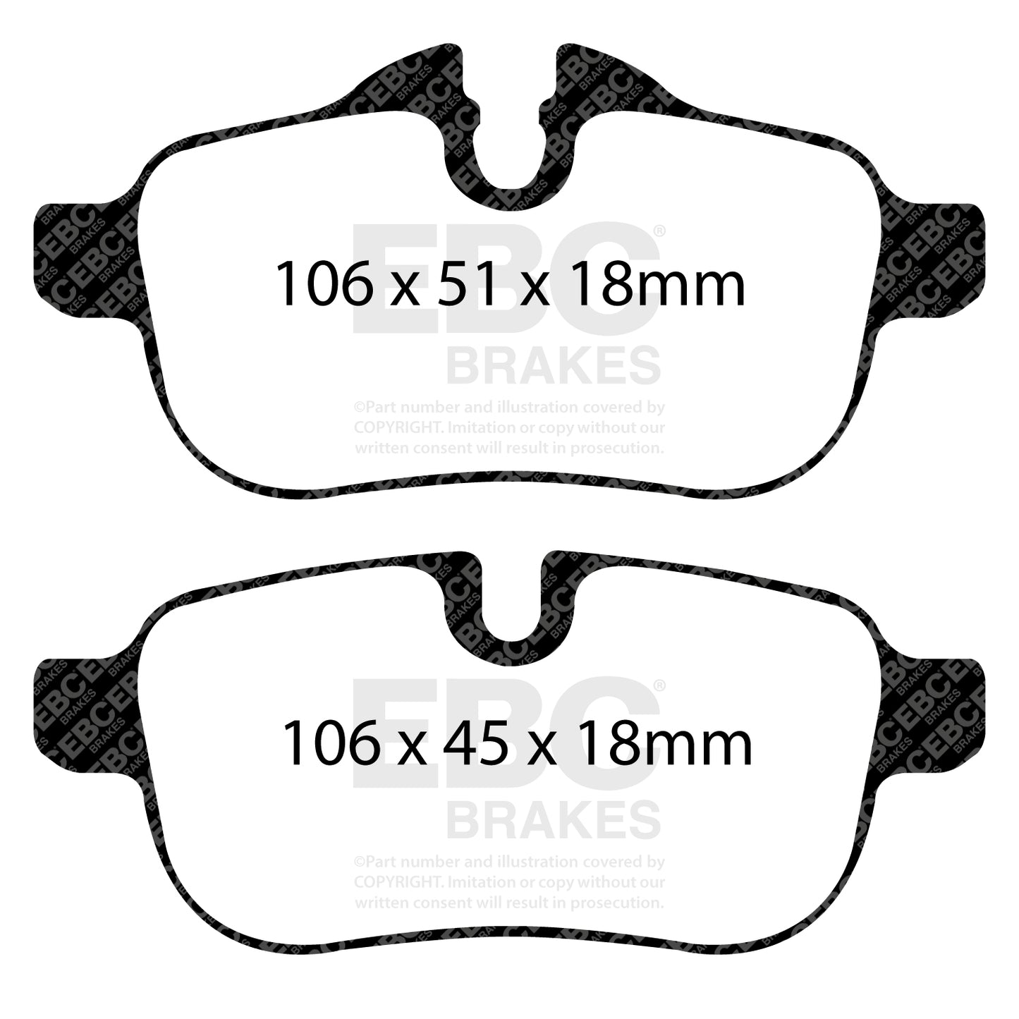 EBC Greenstuff 2000 Series Sport Brake Pad Set (DP22046)