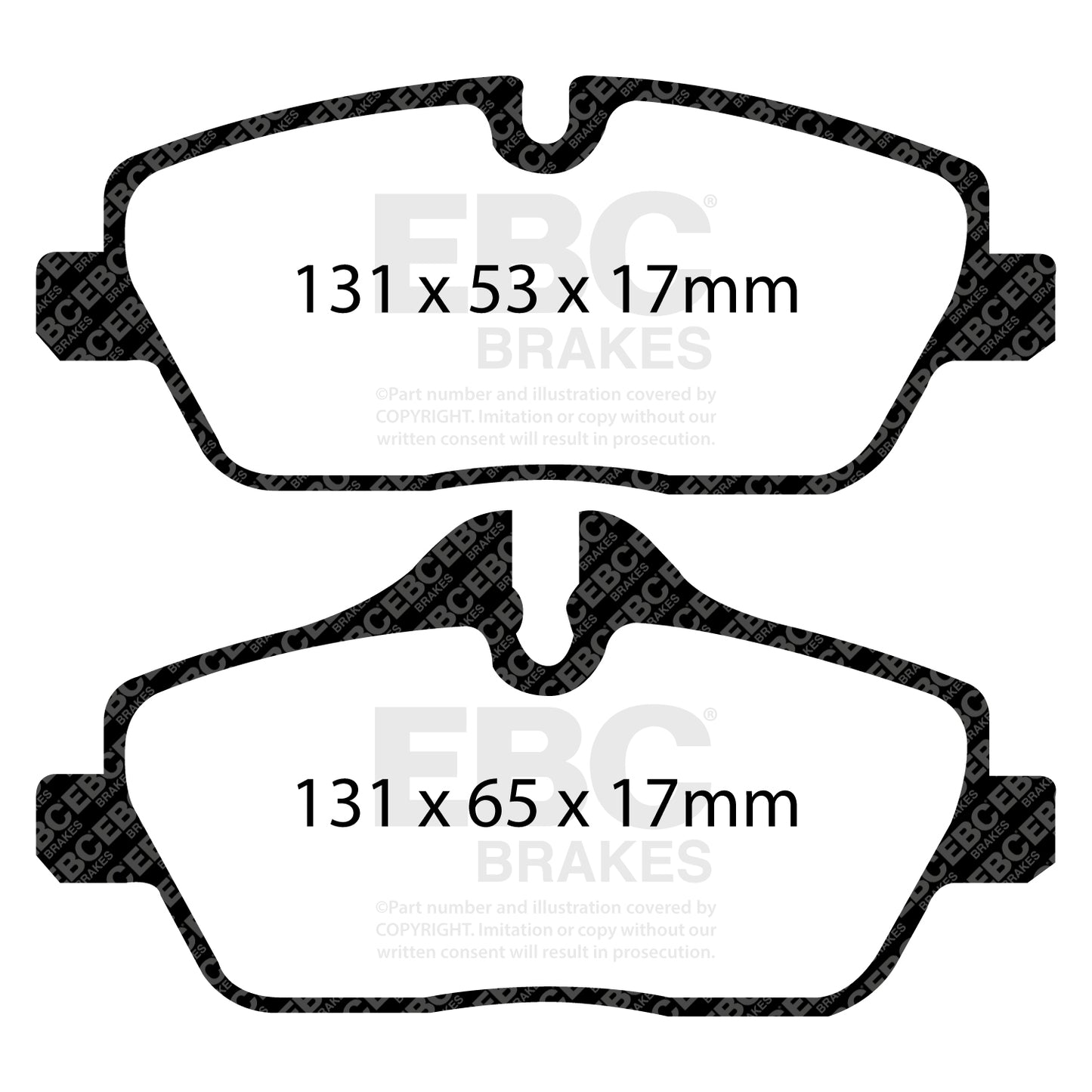 EBC Greenstuff 2000 Series Sport Brake Pad Set (DP22056)