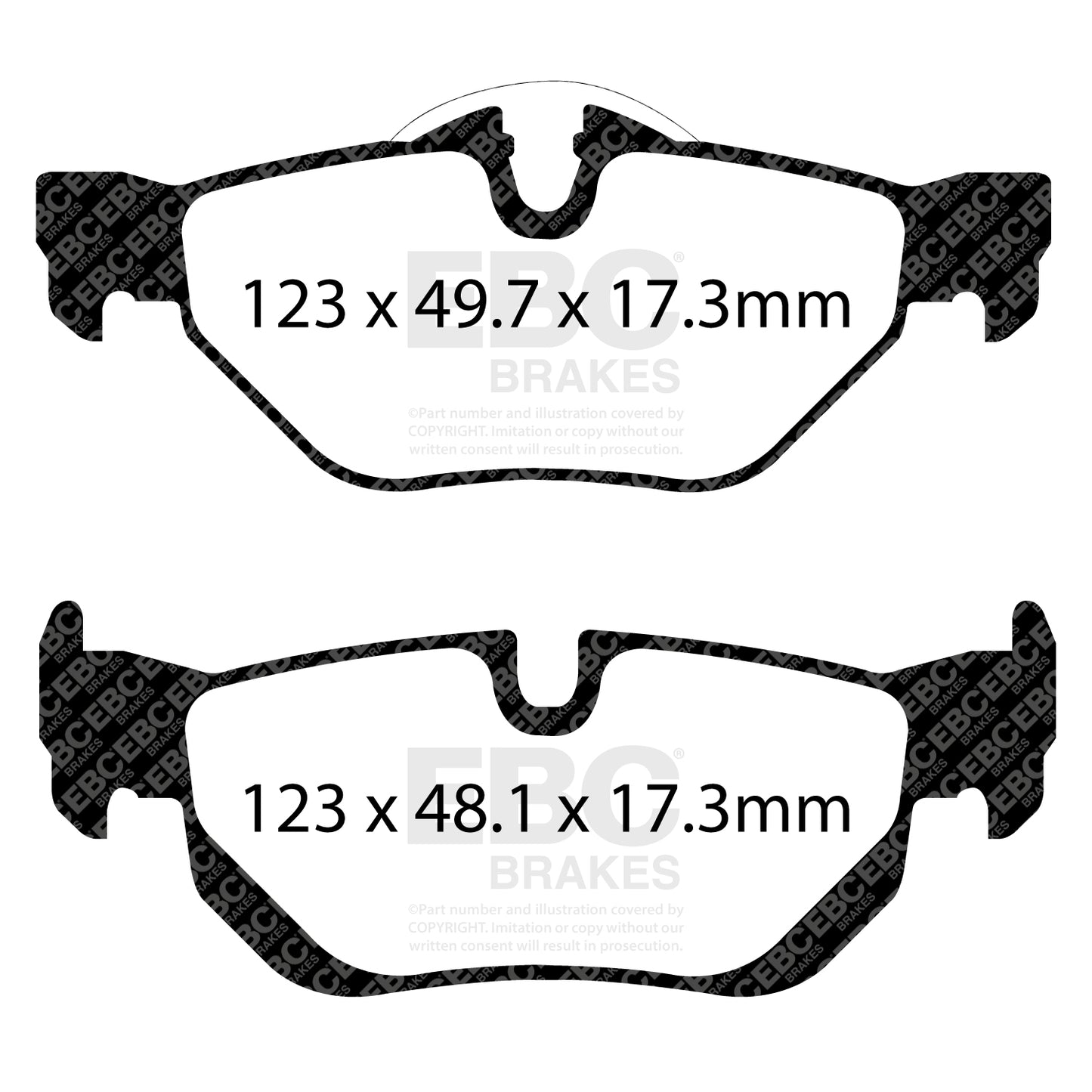 EBC Ultimax OE Replacement Brake Pad Set (DPX2069)