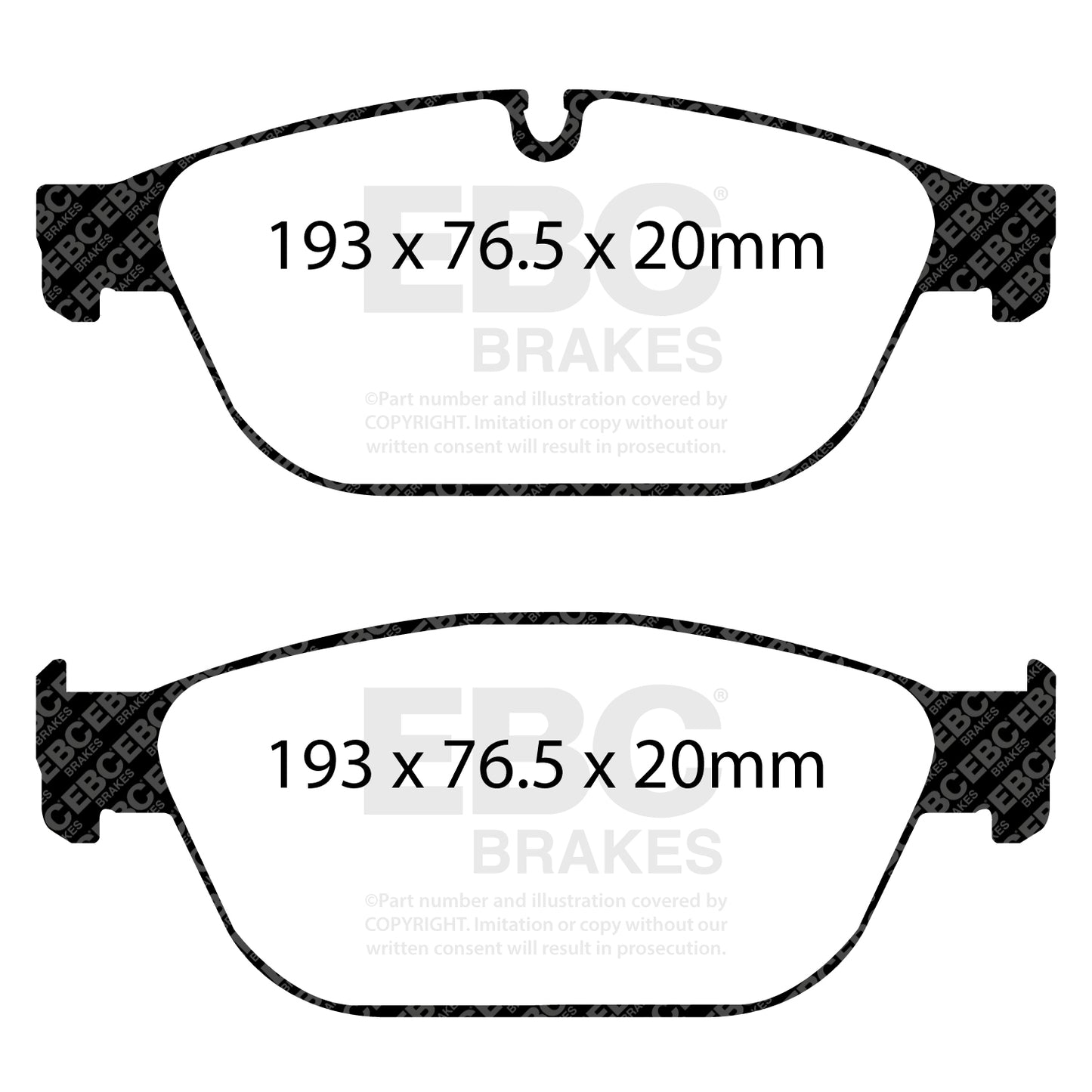 EBC Greenstuff 2000 Series Sport Brake Pad Set (DP22087)