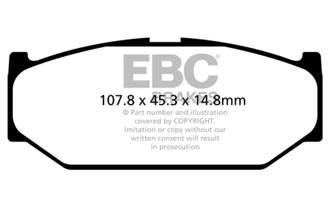 EBC Ultimax OE Replacement Brake Pad Set (DPX2104)