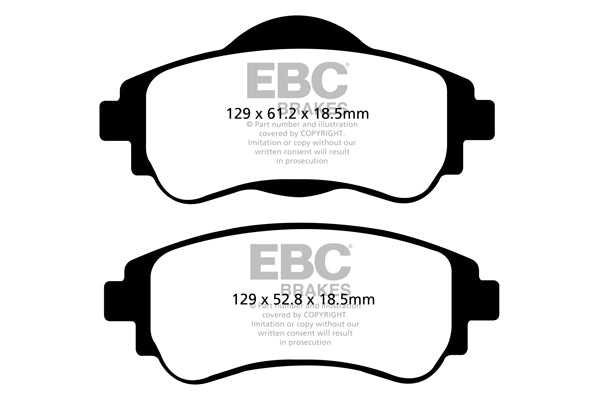 EBC Greenstuff 2000 Series Sport Brake Pad Set (DP22109)