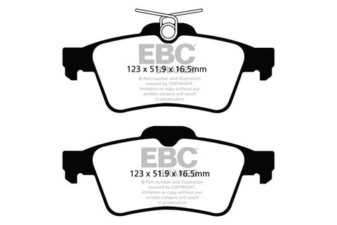 EBC Ultimax OE Replacement Brake Pad Set (DPX2121)