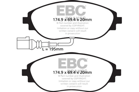 EBC Yellowstuff Pad and 2-pc Floating Disc Kit FULL VEHICLE - (P2DK029Y) Full Car