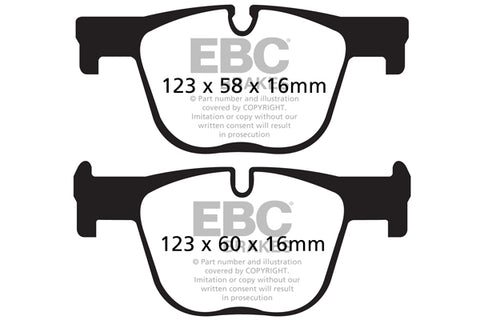 EBC Ultimax OE Replacement Brake Pad Set (DPX2131)