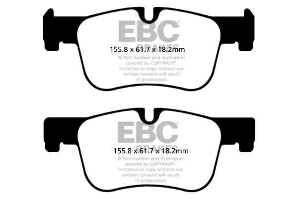 EBC Greenstuff 2000 Series Sport Brake Pad Set (DP22143)