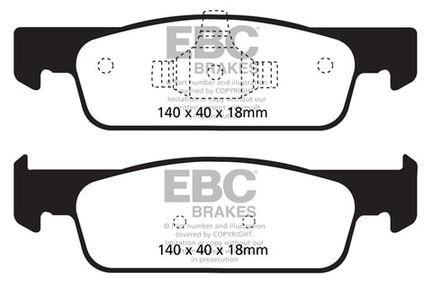 EBC Bluestuff NDX Trackday Brake Pad Set (DP52146NDX)