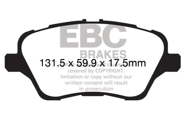 EBC Bluestuff NDX Trackday Brake Pad Set (DP52149NDX)