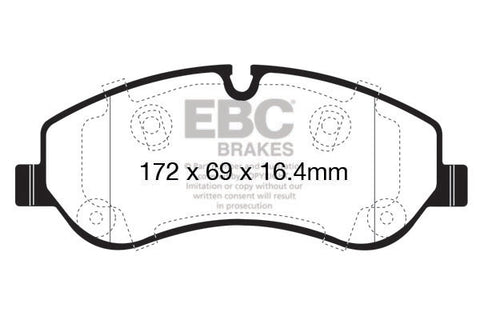 EBC Ultimax OE Replacement Brake Pad Set (DPX2151)