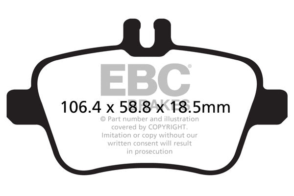 EBC Ultimax OE Replacement Brake Pad Set (DPX2157)