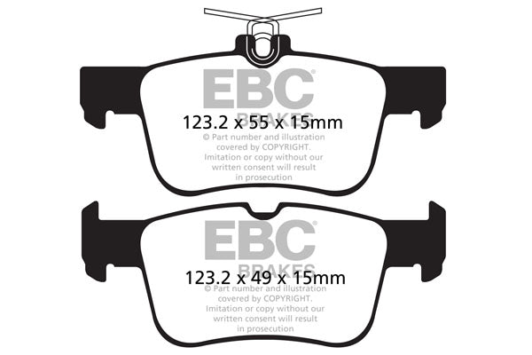 EBC Greenstuff 2000 Series Sport Brake Pad Set (DP22160)