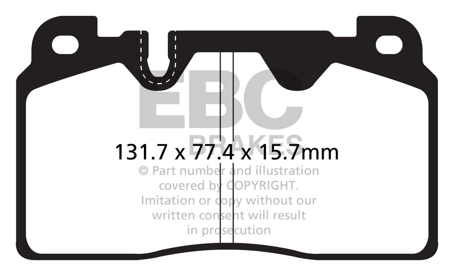 EBC Greenstuff 2000 Series Sport Brake Pad Set (DP22168)