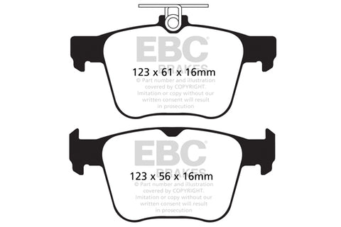 EBC Greenstuff 2000 Series Sport Brake Pad Set (DP22173)