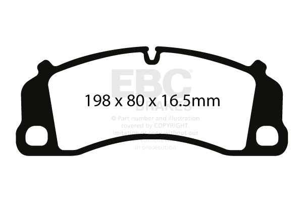 EBC Bluestuff NDX Trackday Brake Pad Set (DP52206NDX)