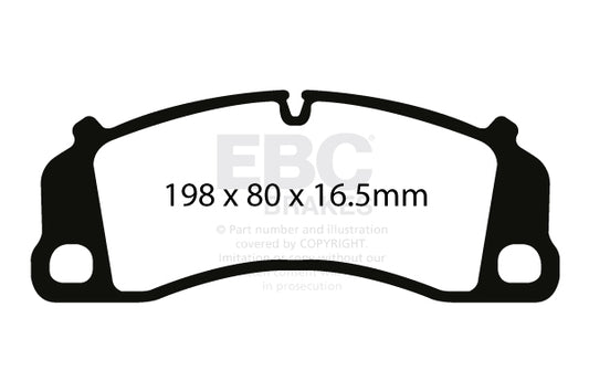 EBC Bluestuff NDX Trackday Brake Pad Set (DP52206NDX)