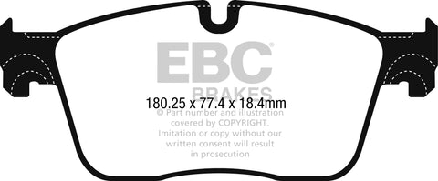 EBC Greenstuff 6000 Series Truck and SUV Brake Pad Set (DP62253)