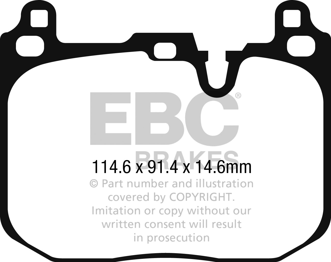 EBC Ultimax OE Replacement Brake Pad Set (DPX2271)