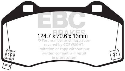 EBC Ultimax OE Replacement Brake Pad Set (DPX2286)