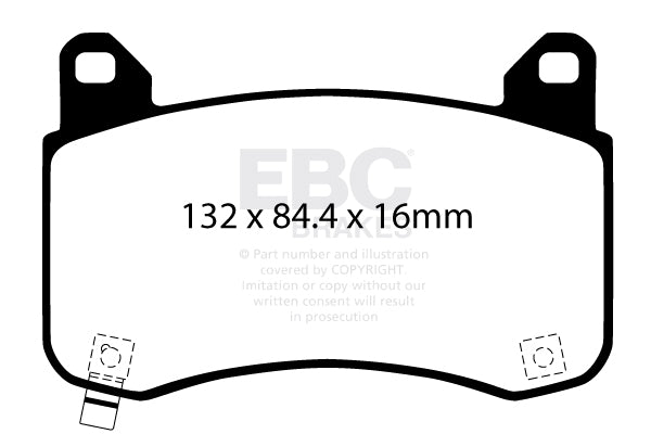 EBC Bluestuff NDX Trackday Brake Pad Set (DP52418NDX)