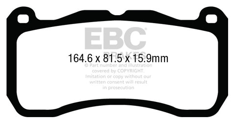 EBC Bluestuff NDX Trackday Brake Pad Set (DP53013NDX)