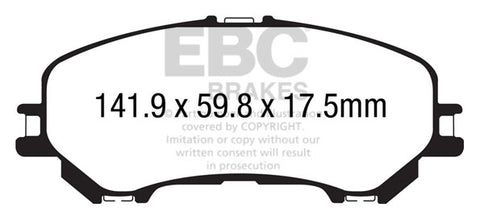 EBC Ultimax OE Replacement Brake Pad Set (DPX3032)