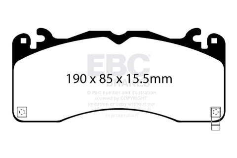 EBC Bluestuff NDX Trackday Brake Pad Set (DP53040NDX)