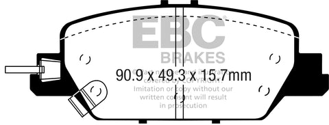 EBC Ultimax OE Replacement Brake Pad Set (DPX3085)