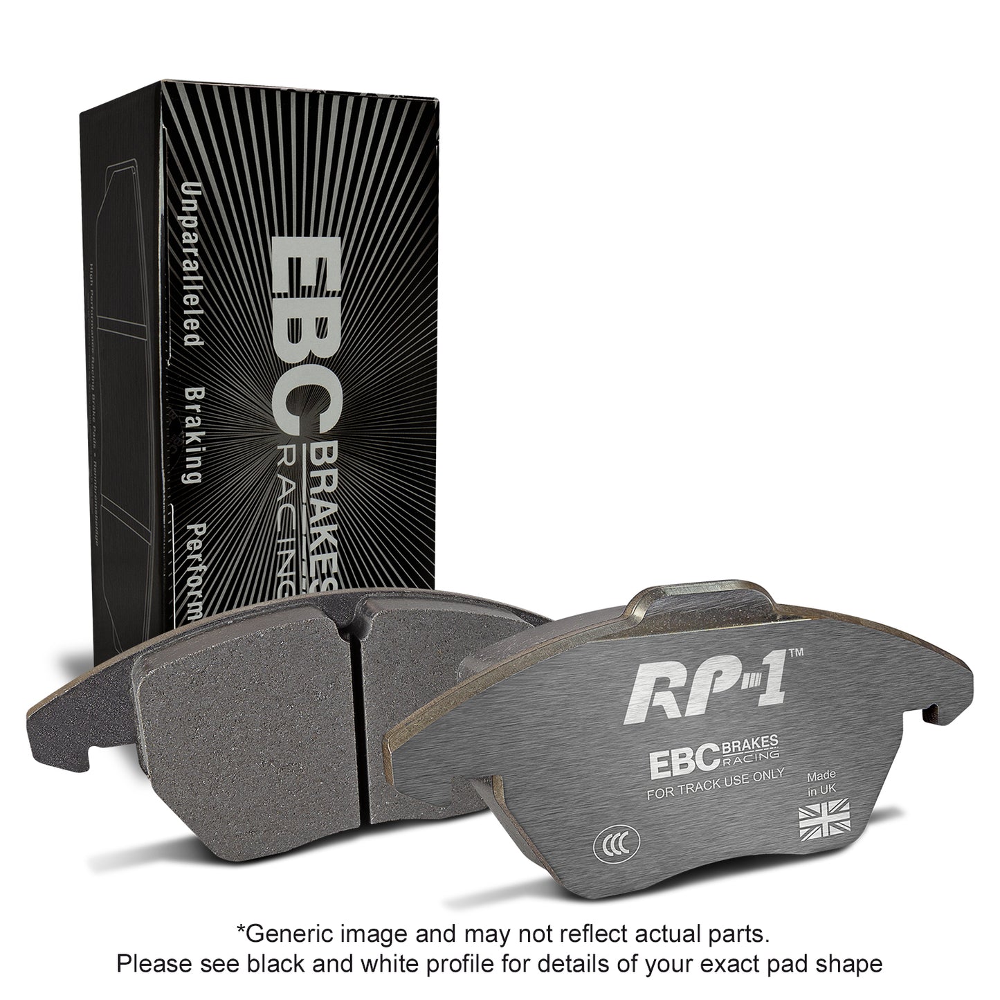 Racing RP-1 Track and Race Brake Pads (DP82402RP1)