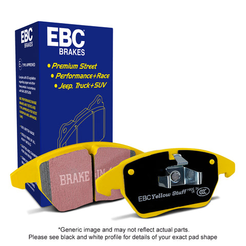 EBC Greenstuff Brake Pad 6000 Series Truck and SUV Set (DP61632)