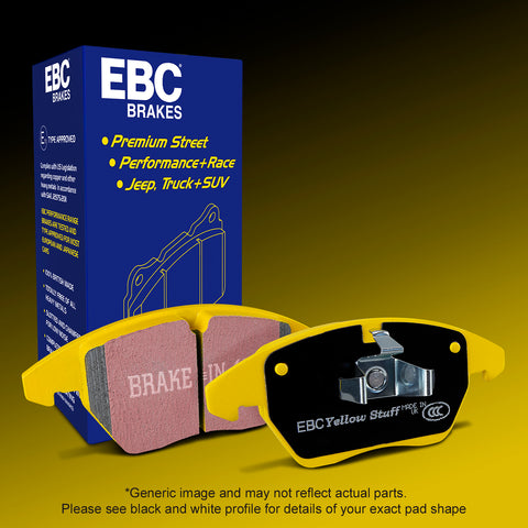 EBC Yellowstuff 4000 Series Street and Track Brake Pad Set (DP42385R)