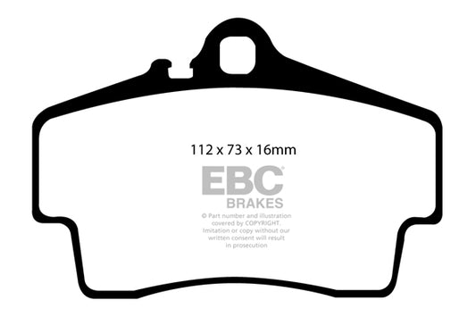 EBC Bluestuff NDX Trackday Brake Pad Set (DP51208NDX)