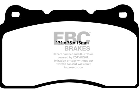 EBC Bluestuff NDX Trackday Brake Pad Set (DP51210NDX)