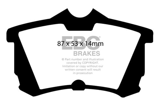 EBC Bluestuff NDX Trackday Brake Pad Set (DP51216NDX)