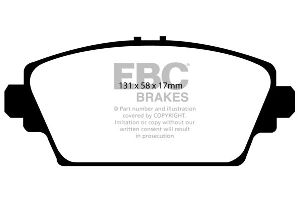 EBC Bluestuff NDX Trackday Brake Pad Set (DP51339NDX)