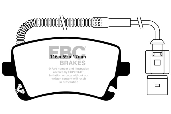 EBC Bluestuff NDX Trackday Brake Pad Set (DP51470NDX)