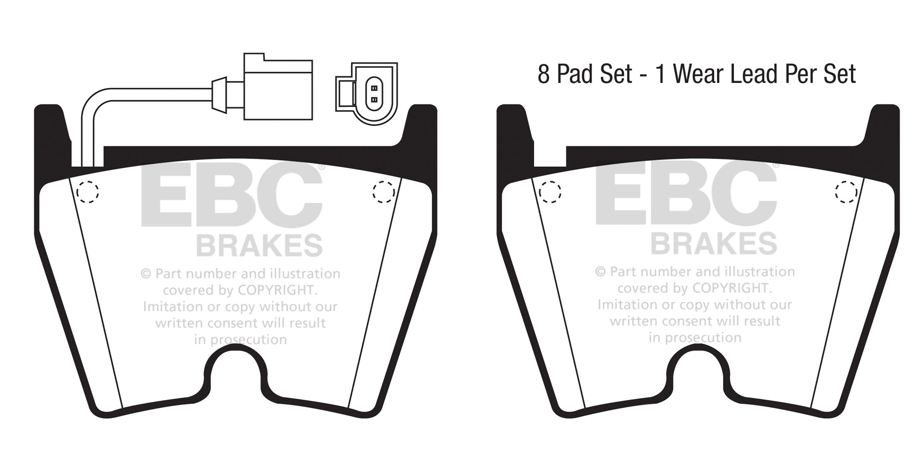 EBC Bluestuff NDX Trackday Brake Pad Set (DP51513/3NDX)