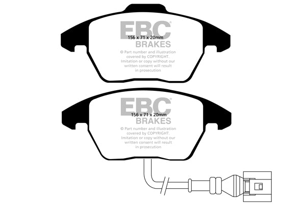 EBC Bluestuff NDX Trackday Brake Pad Set (DP51517NDX)