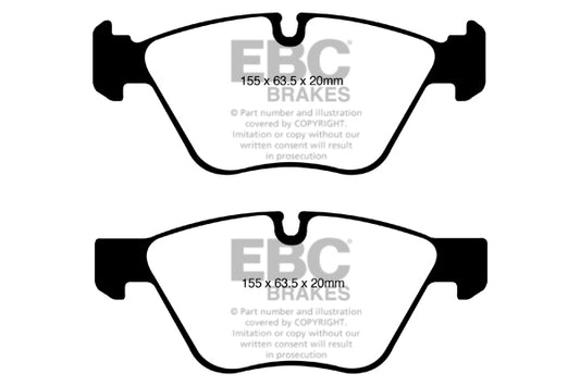 EBC Bluestuff NDX Trackday Brake Pad Set (DP51600NDX)