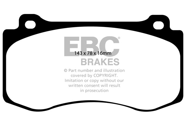EBC Ultimax OE Replacement Brake Pad Set (DP1764)