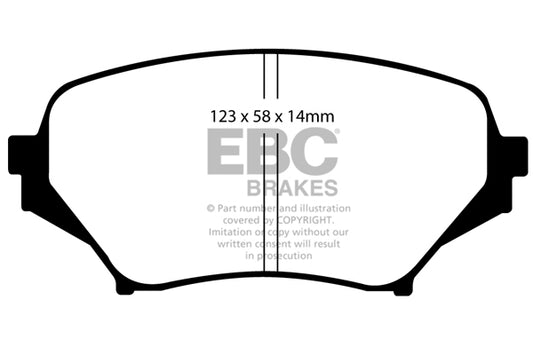 EBC Bluestuff NDX Trackday Brake Pad Set (DP51774NDX)