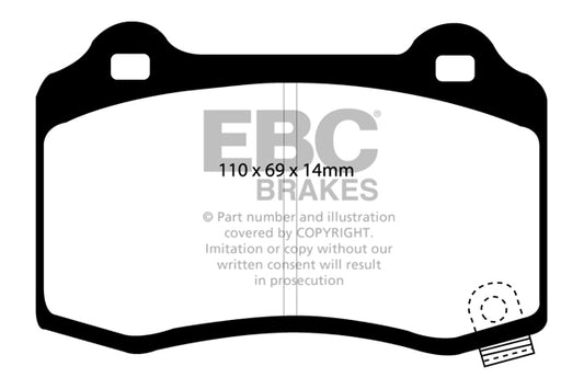 EBC Bluestuff NDX Trackday Brake Pad Set (DP51788NDX)