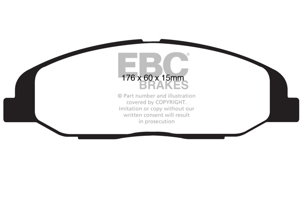 EBC Ultimax OE Replacement Brake Pad Set (DP1827)