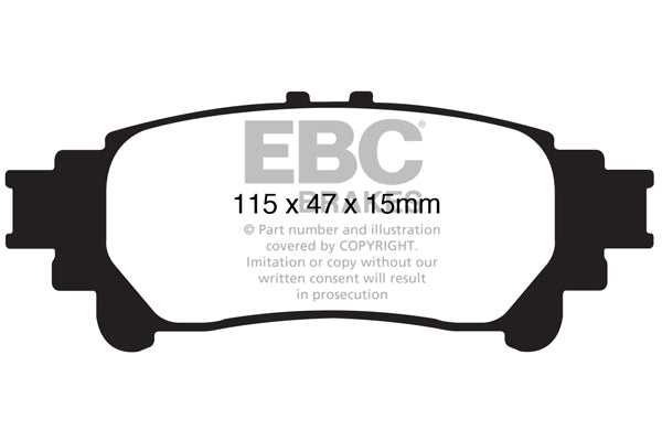 EBC Ultimax OE Replacement Brake Pad Set (DP1850)