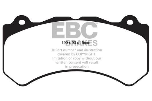 EBC Bluestuff NDX Trackday Brake Pad Set (DP51853NDX)